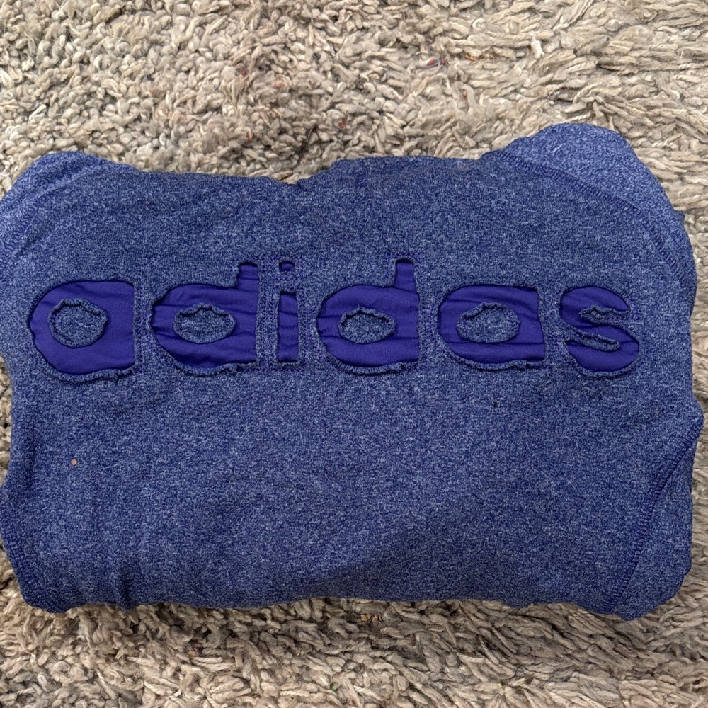Adidas Purple Logo Sweatshirt